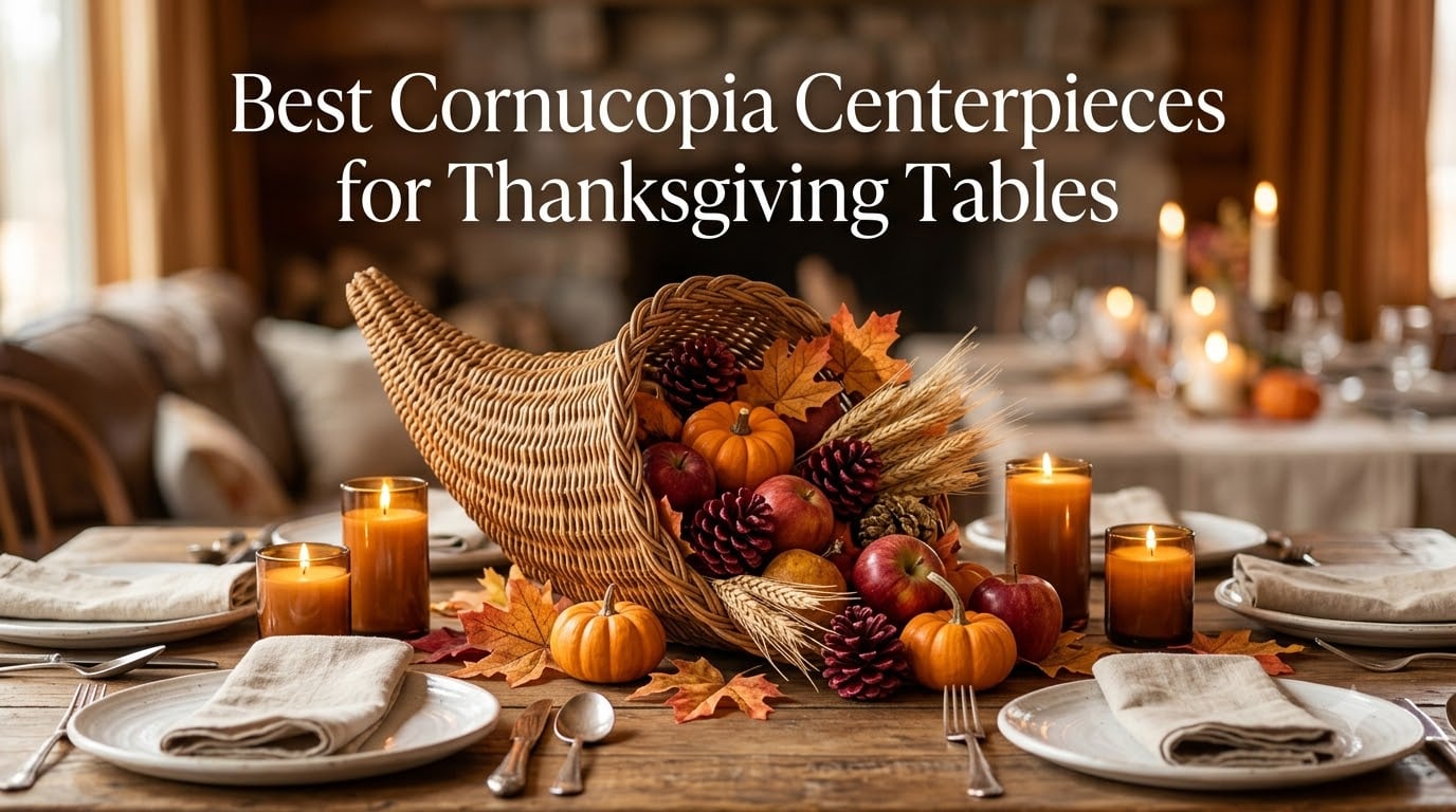Best Cornucopia Centerpieces for Thanksgiving Tables
