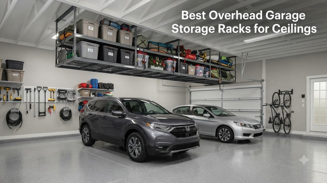 Best Overhead Garage Storage Racks for Ceilings