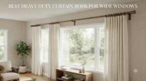 best heavy duty curtain rods for wide windows