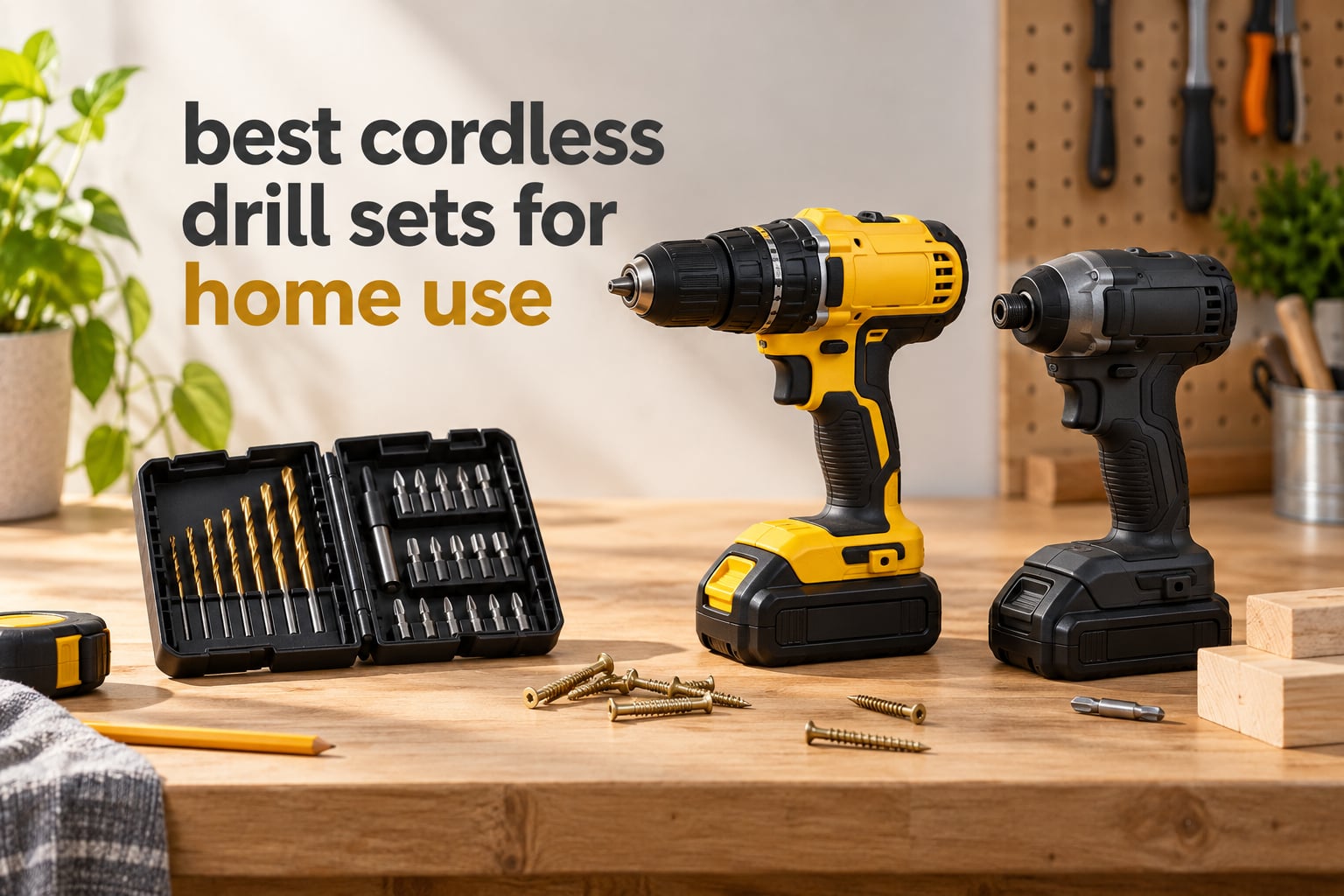 best cordless drill sets for home use