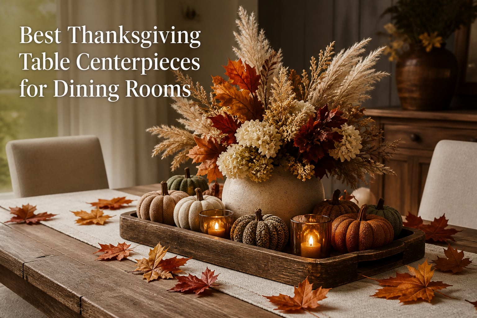 Best Thanksgiving Table Centerpieces for Dining Rooms