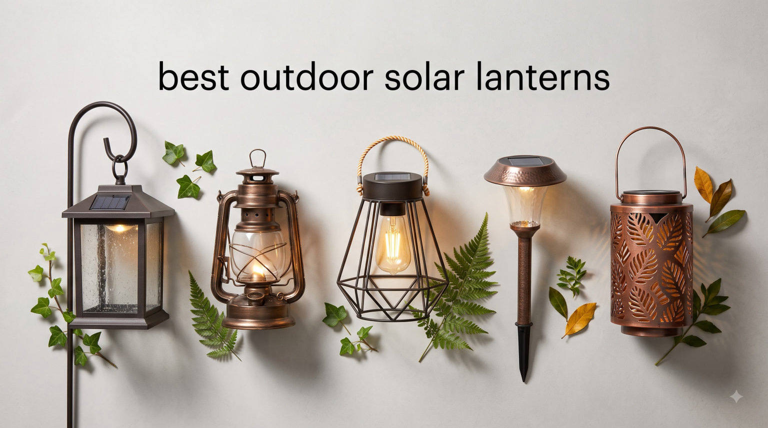 best outdoor solar lanterns