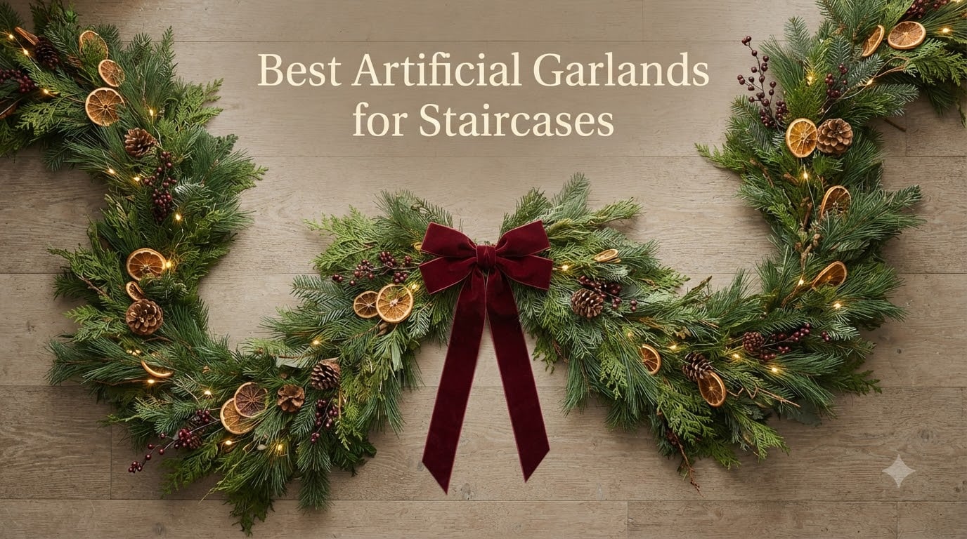 Best Artificial Garlands for Staircases