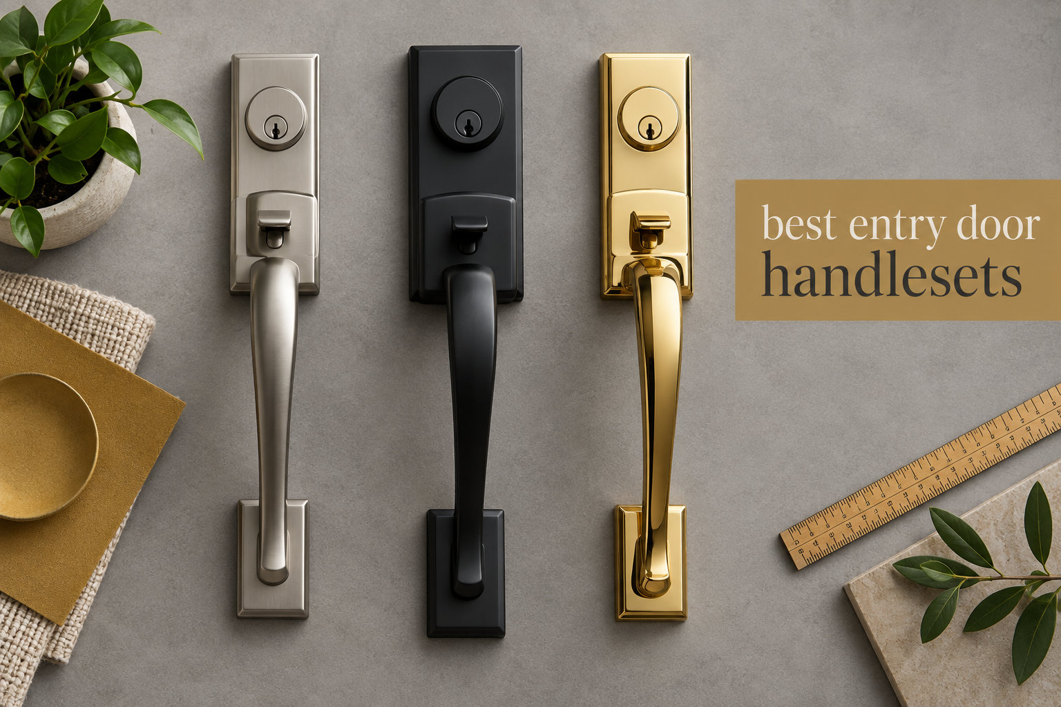 best entry door handlesets