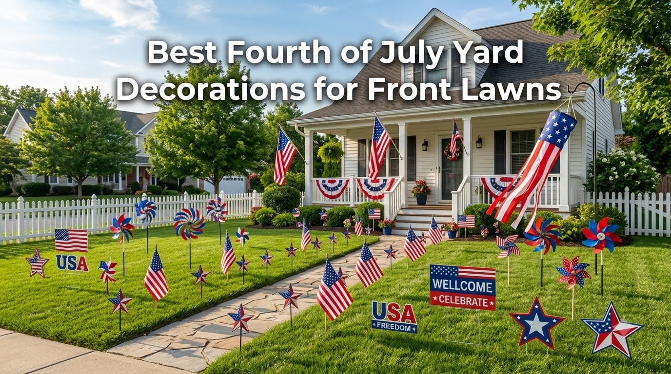 Best Fourth of July Yard Decorations for Front Lawns