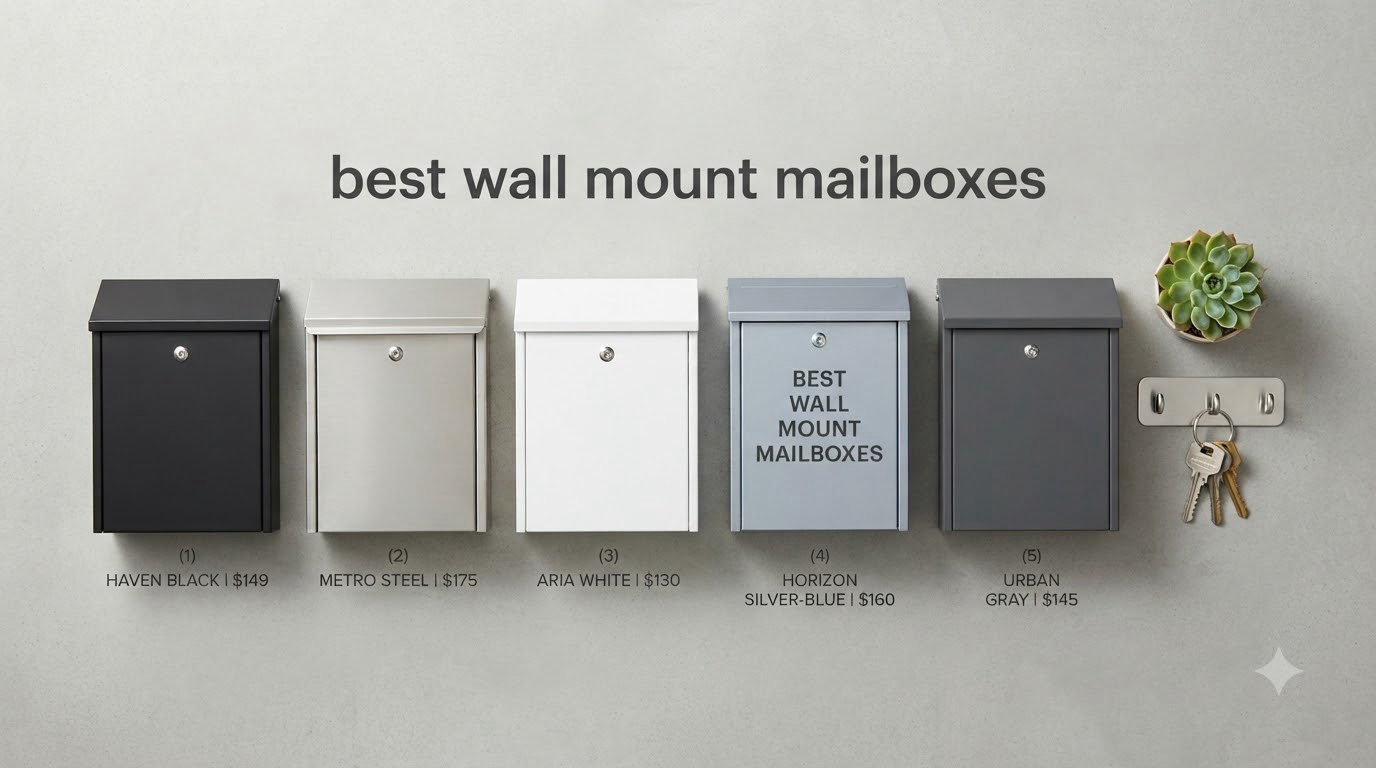 best wall mount mailboxes