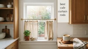 best cafe curtain rods