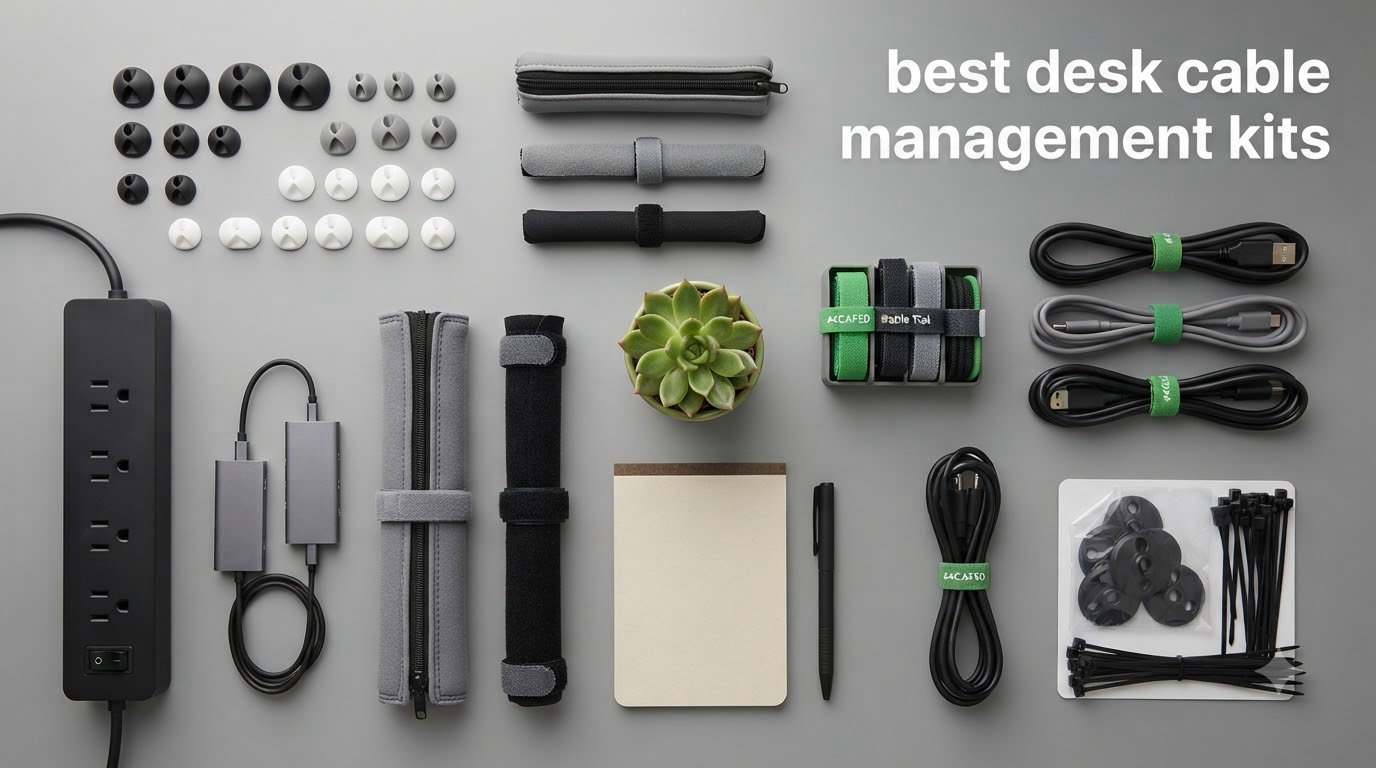 best desk cable management kits