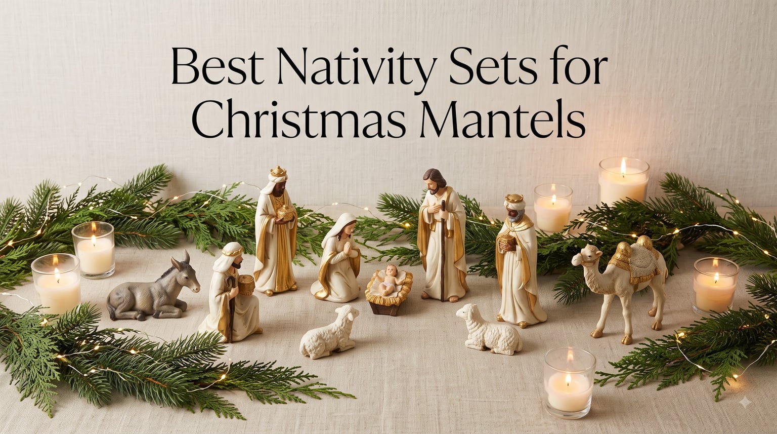 Best Nativity Sets for Christmas Mantels