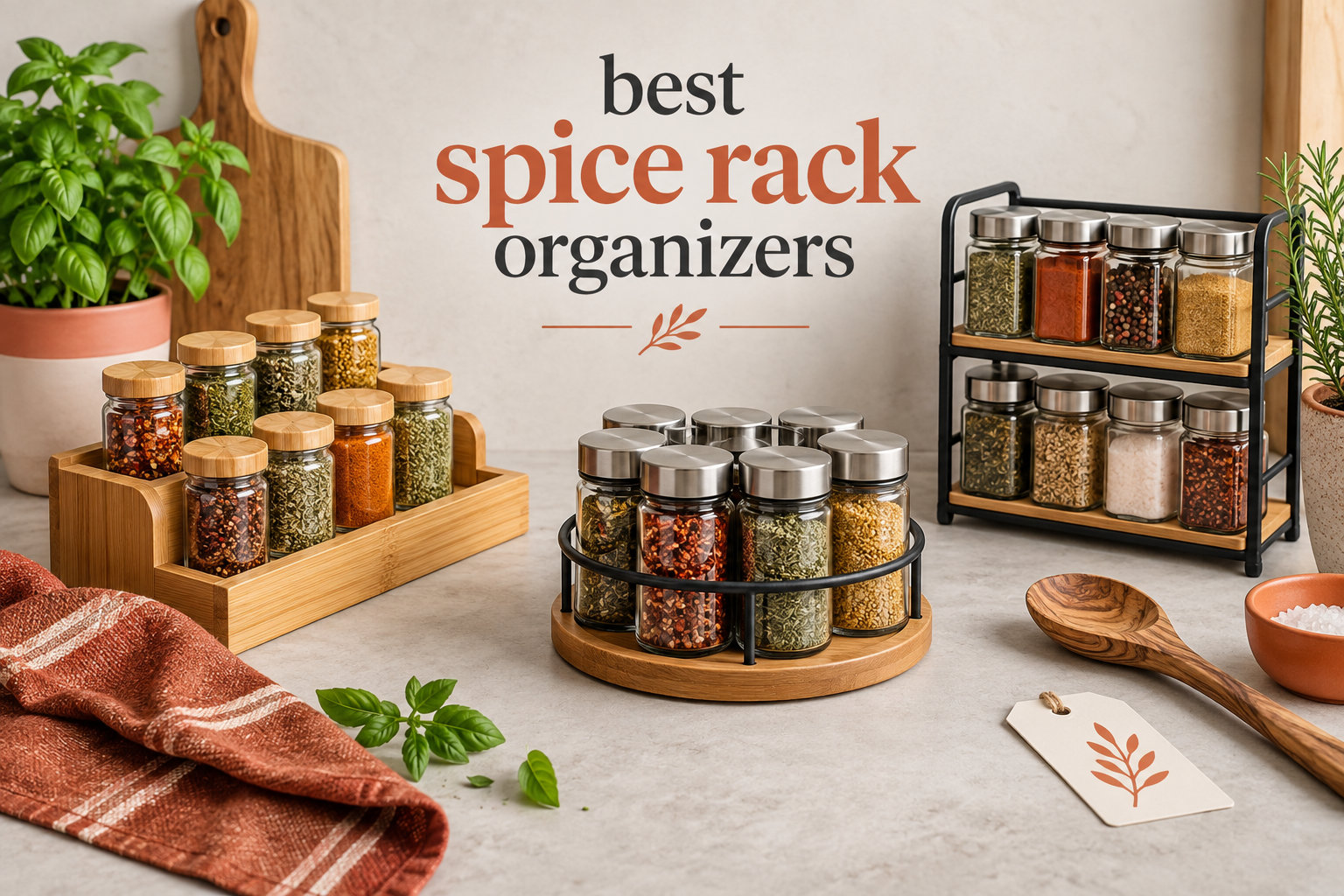 best spice rack organizers