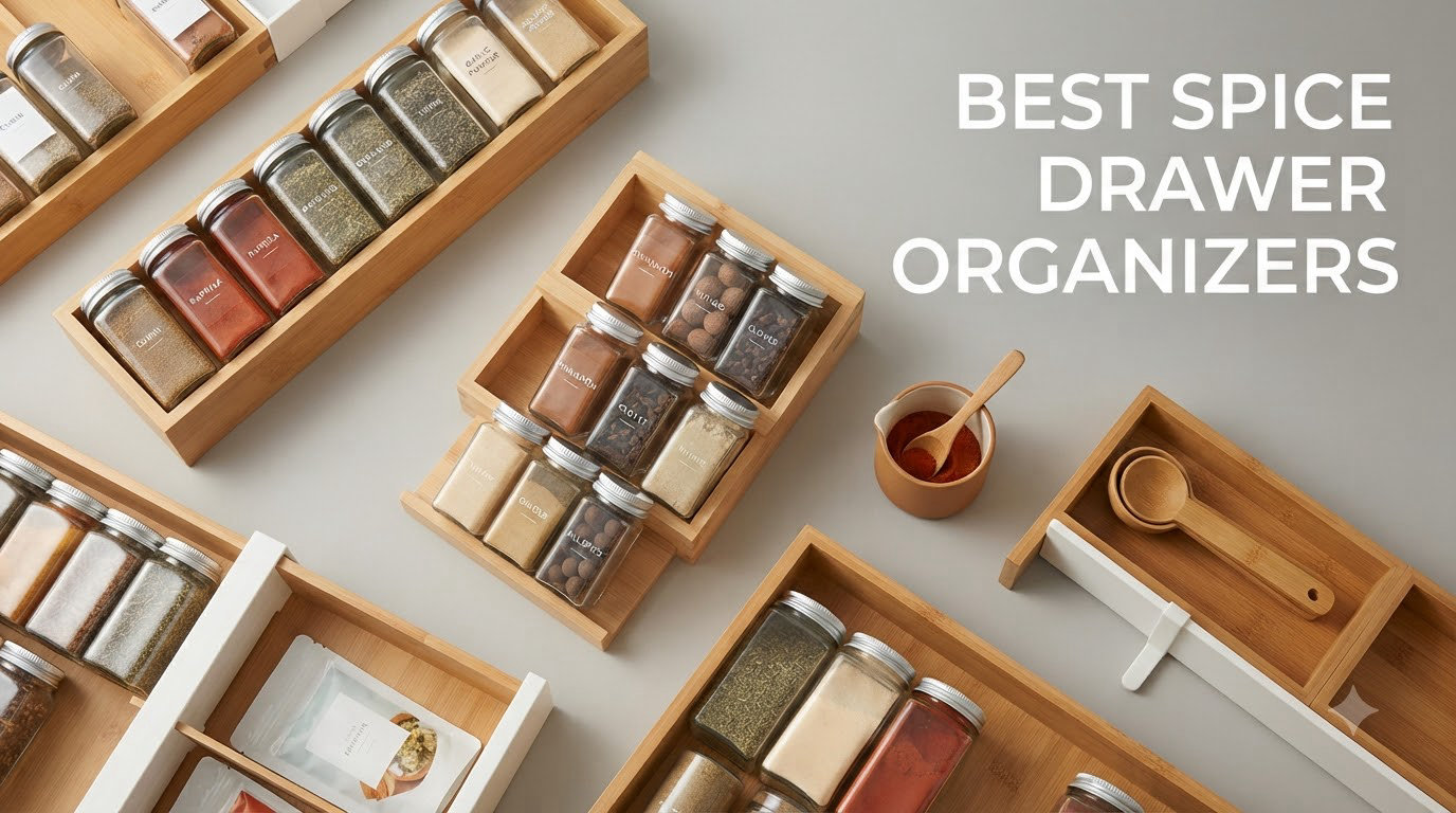 best spice drawer organizers