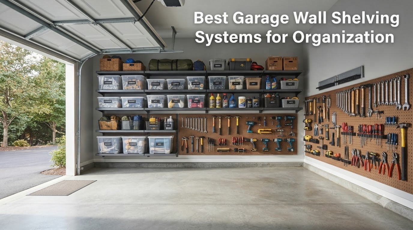 Best Garage Wall Shelving Systems for Organization