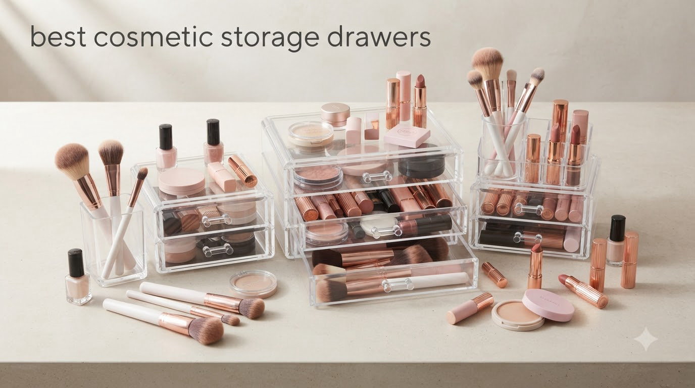 best cosmetic storage drawers