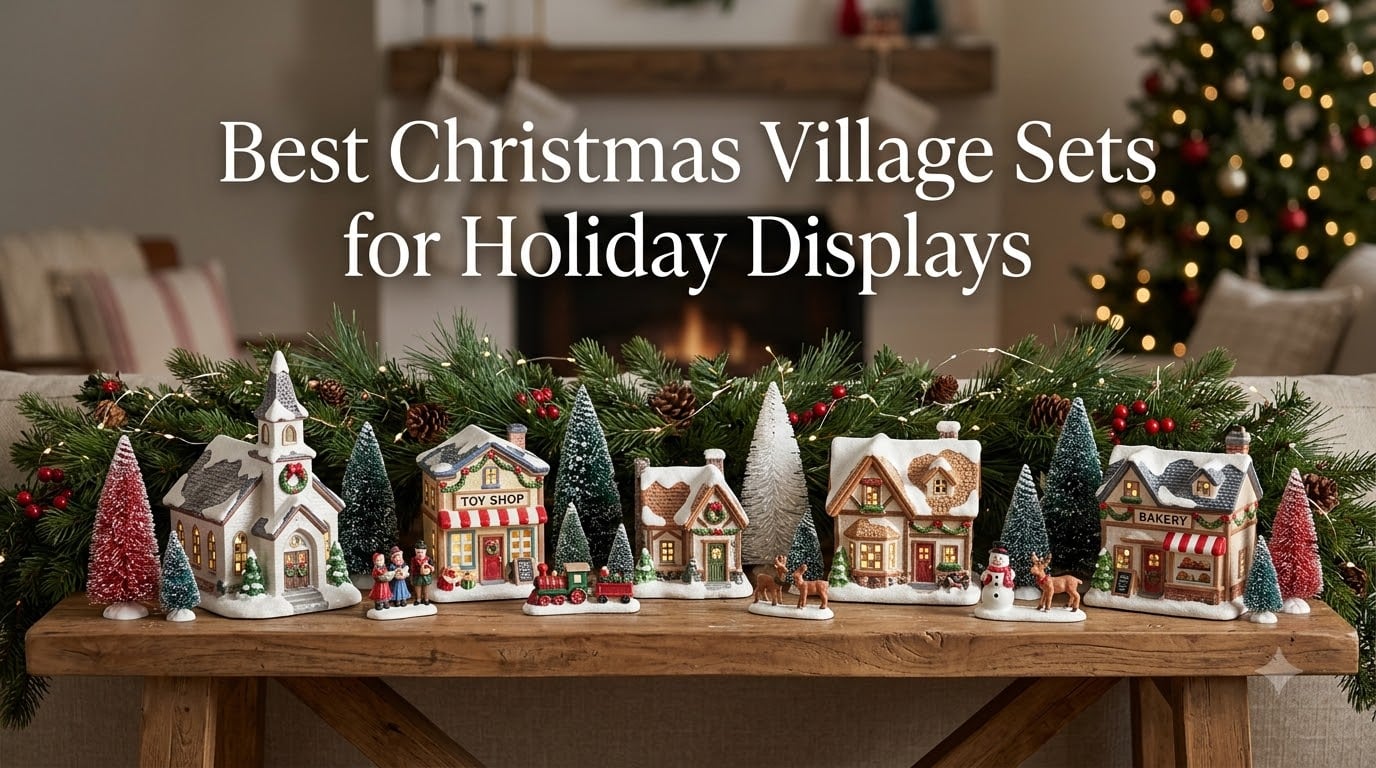 Best Christmas Village Sets for Holiday Displays