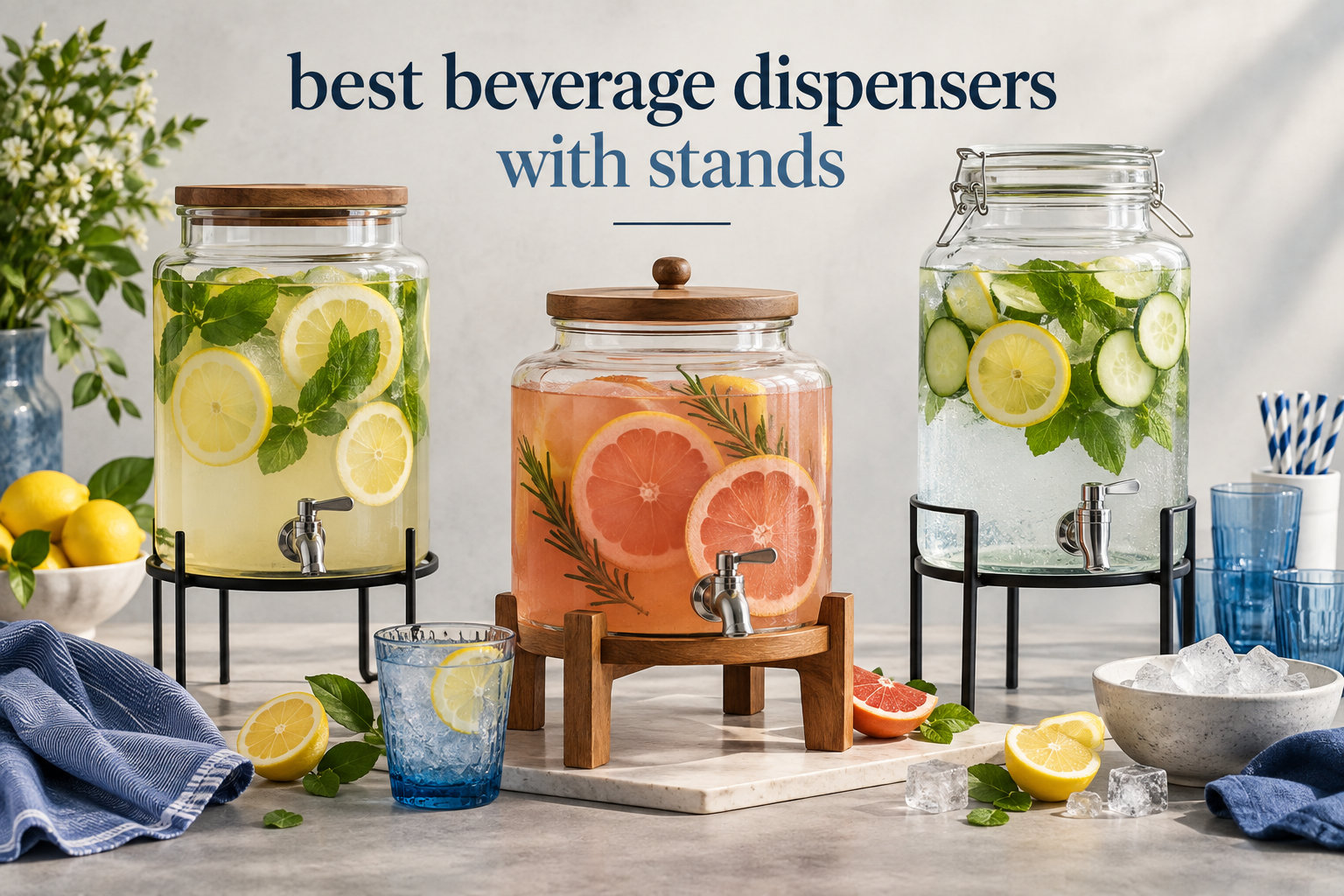 best beverage dispensers with stands