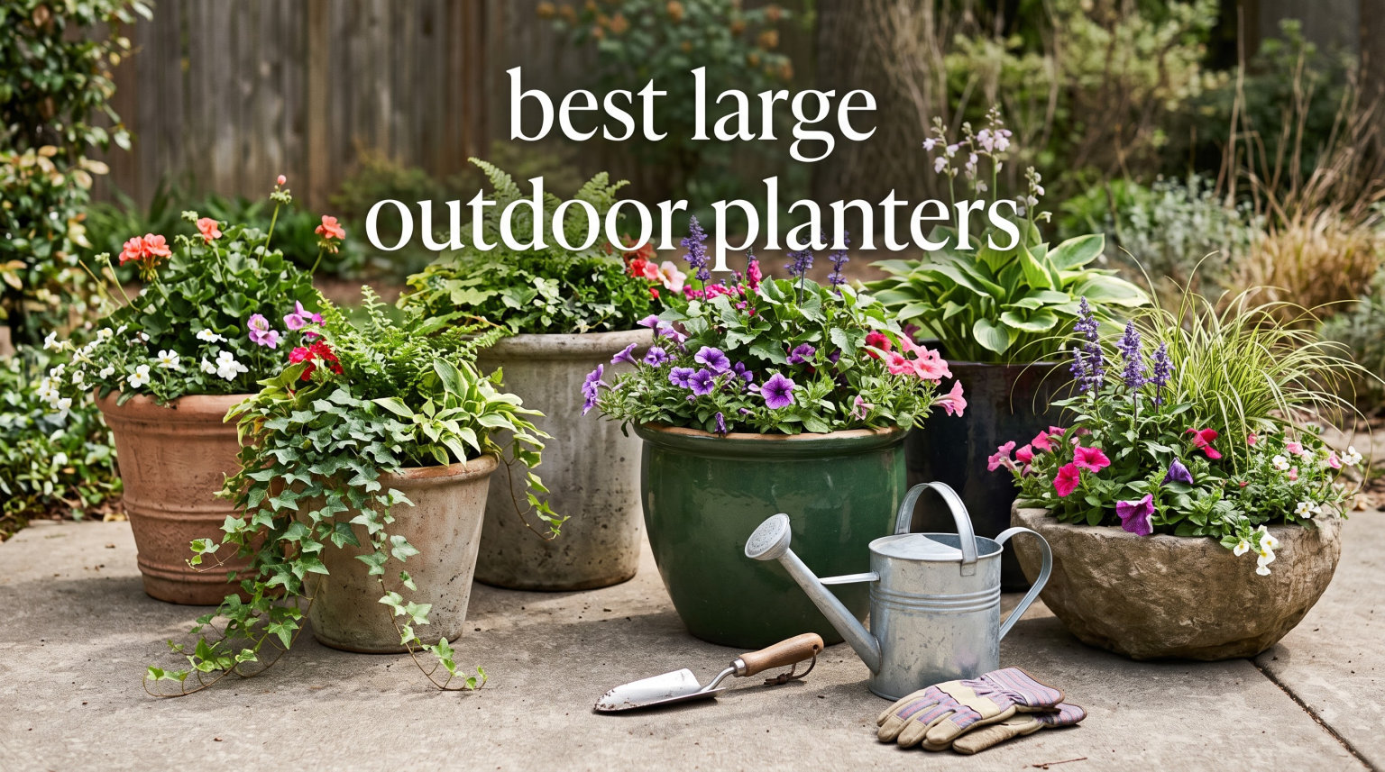 best large outdoor planters