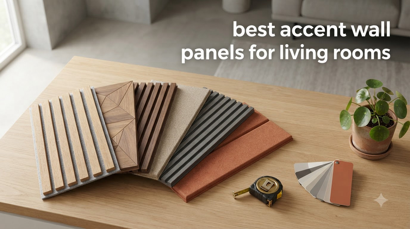 best accent wall panels for living rooms