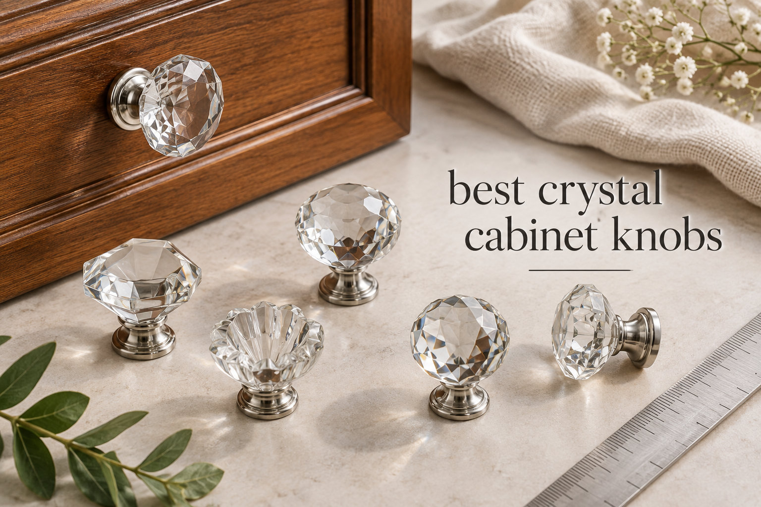 best crystal cabinet knobs