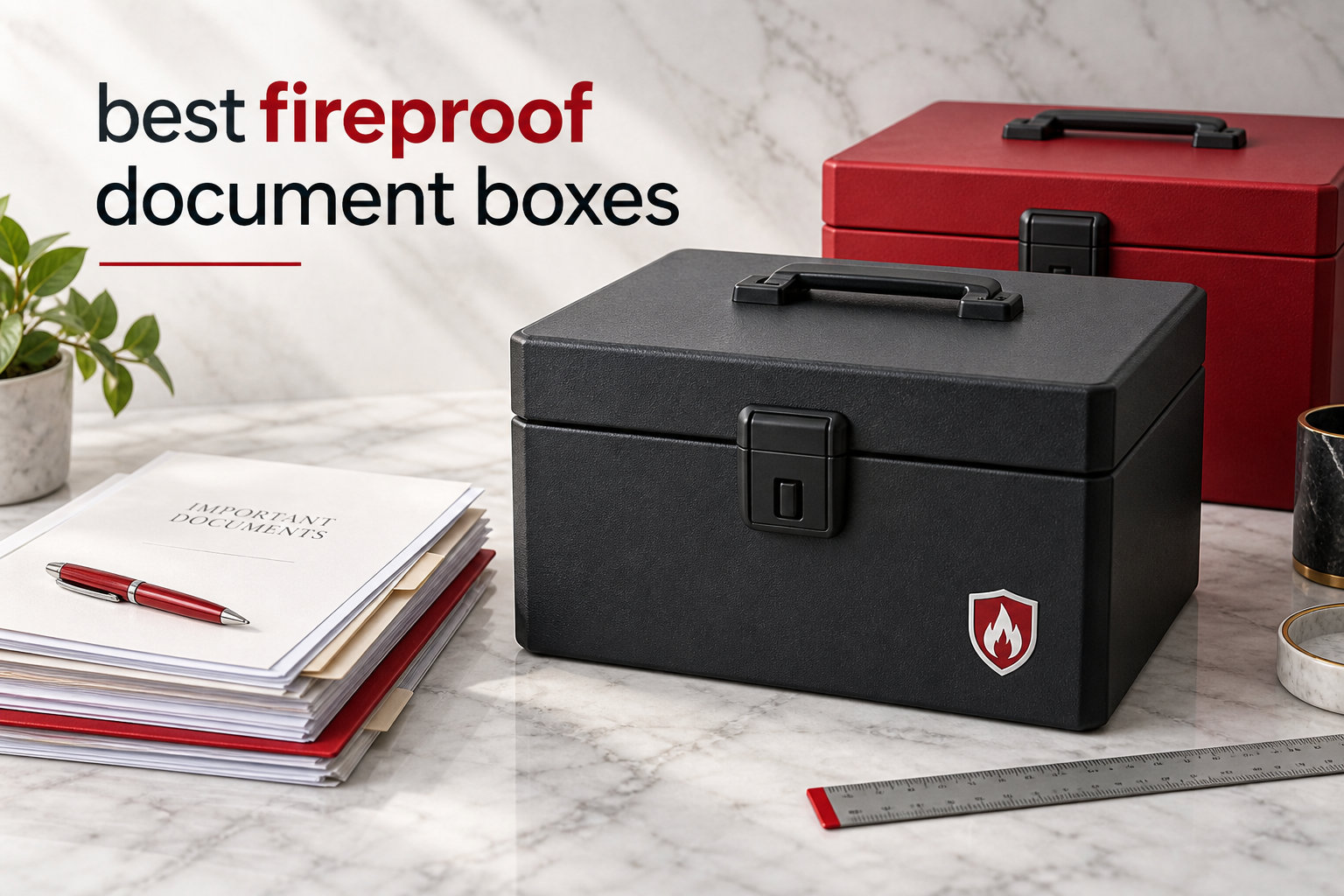 best fireproof document boxes