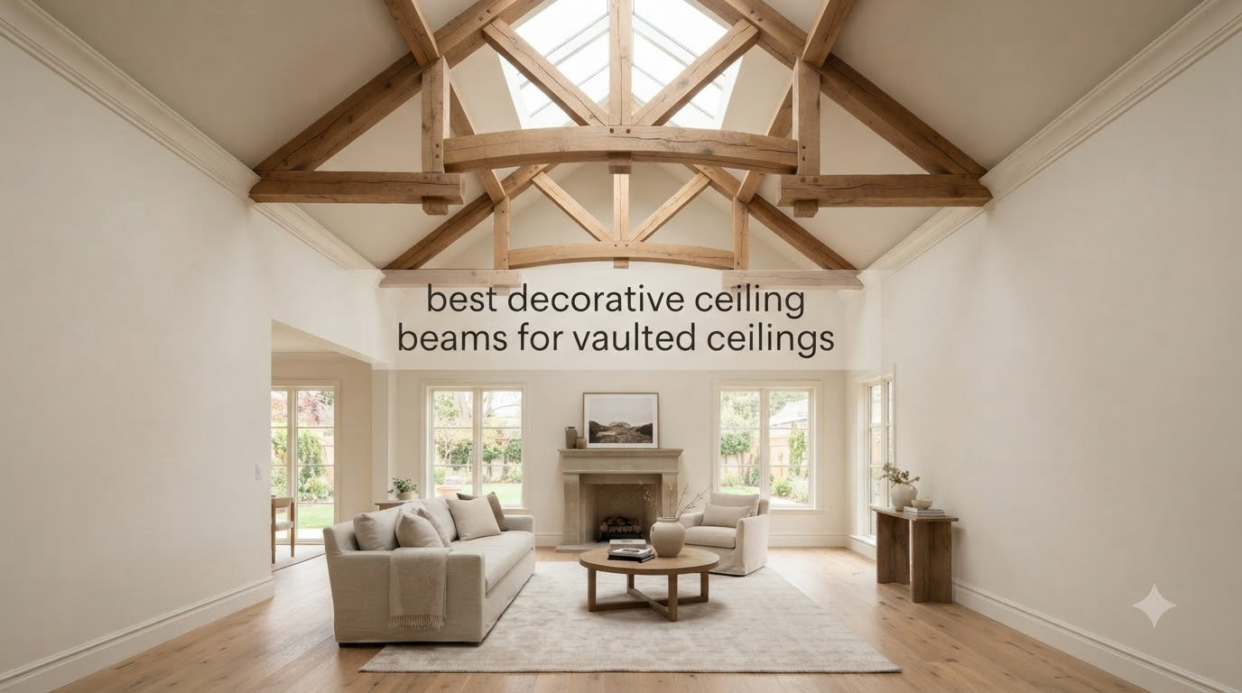 best decorative ceiling beams for vaulted ceilings