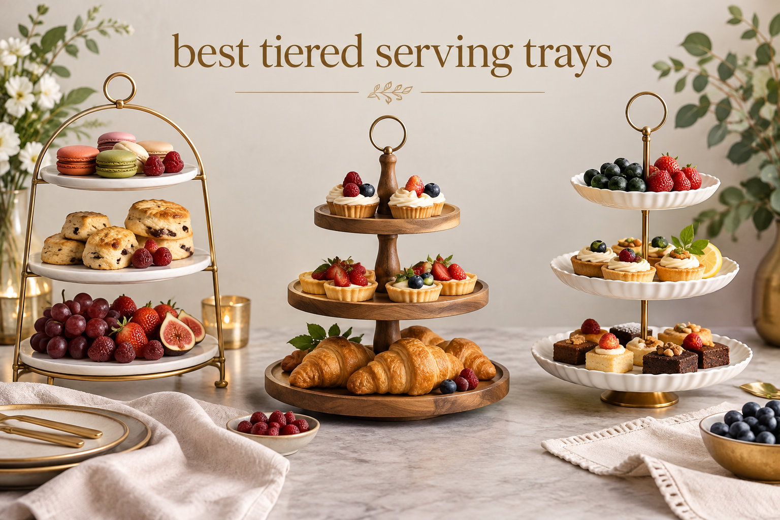 best tiered serving trays