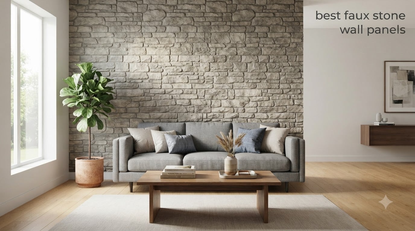 best faux stone wall panels