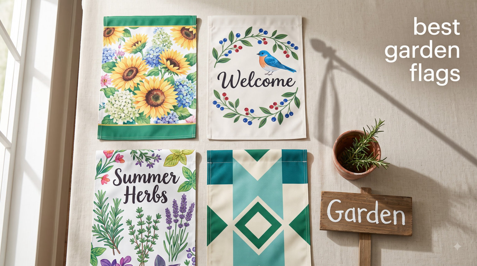 best garden flags