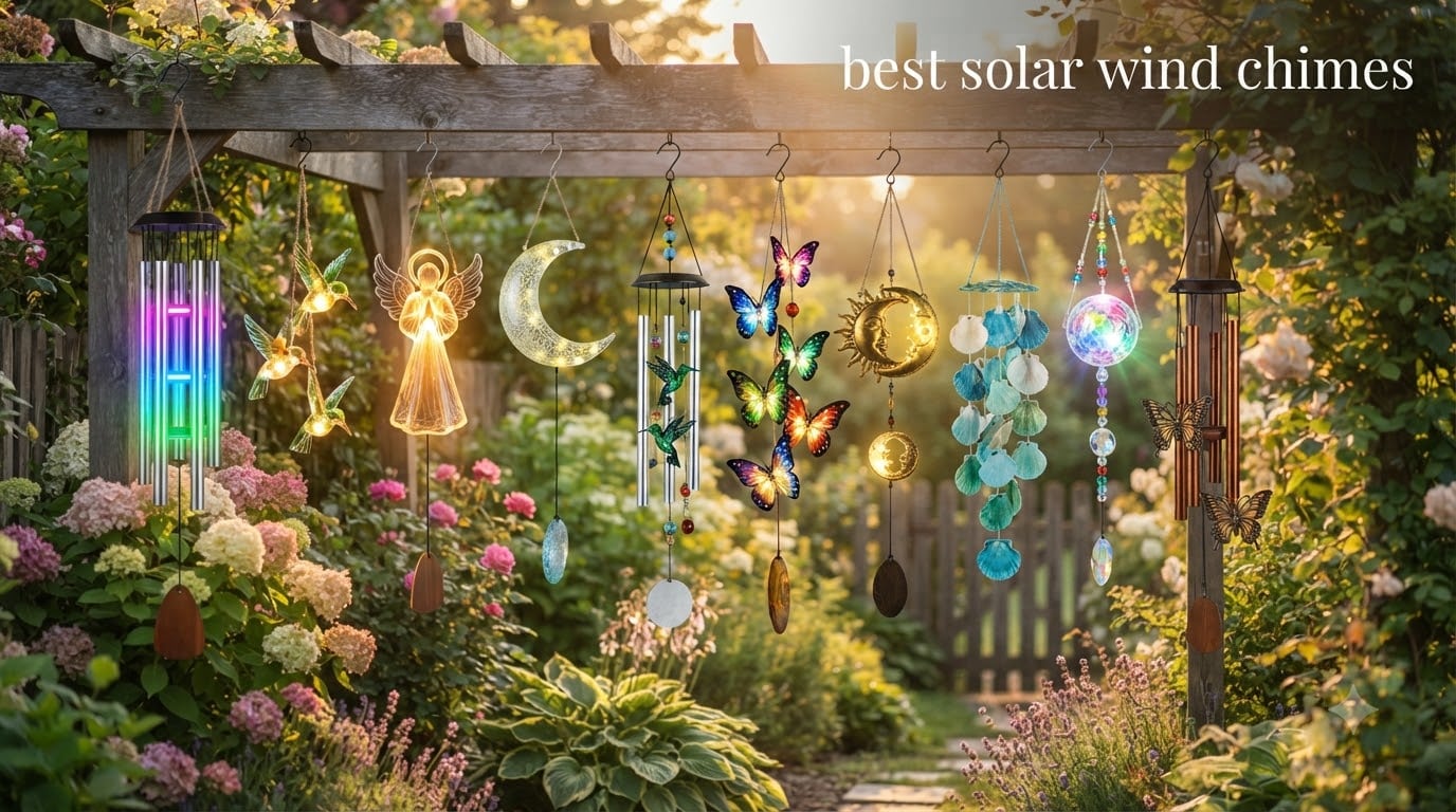 best solar wind chimes