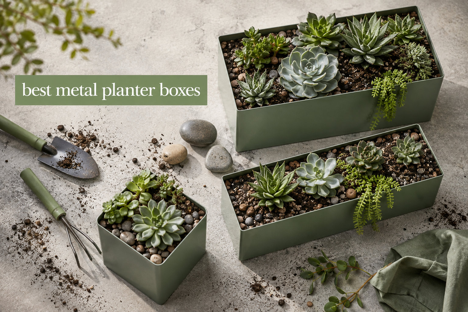 best metal planter boxes
