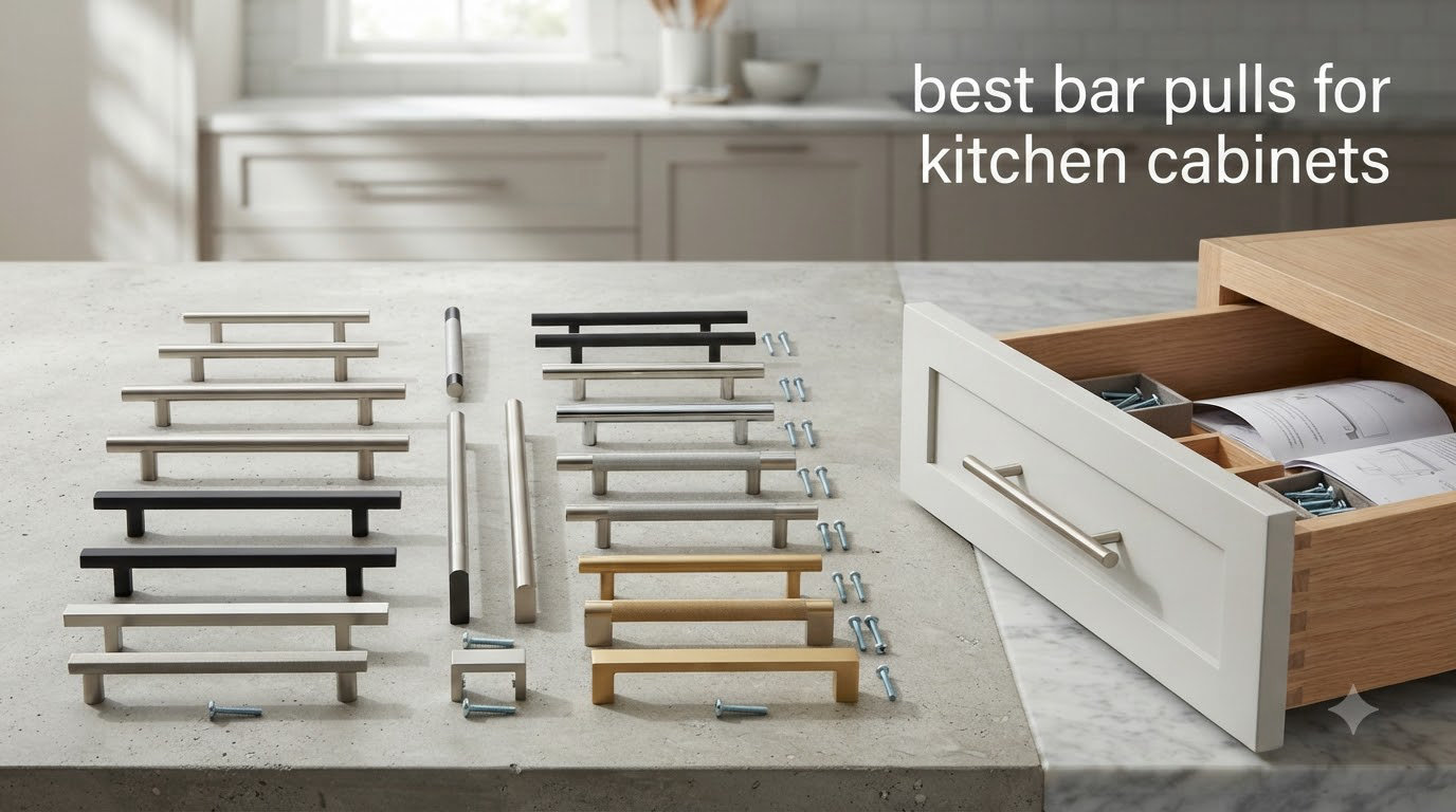 best bar pulls for kitchen cabinets