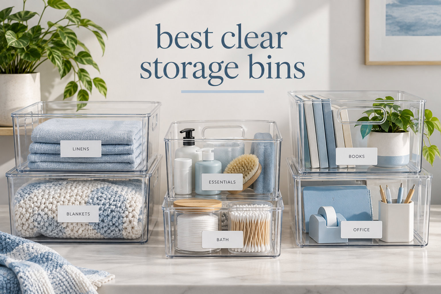 best clear storage bins