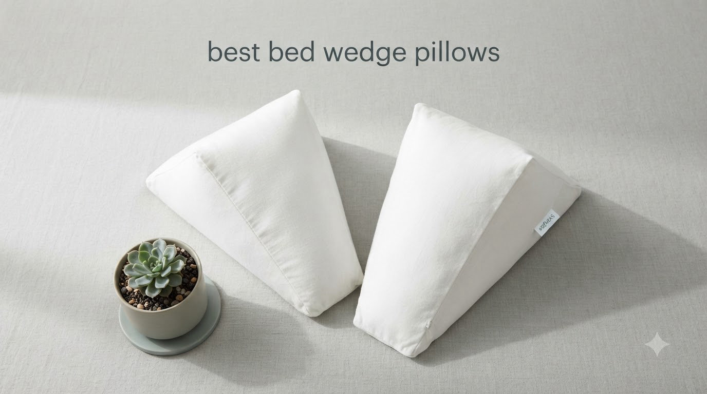 best bed wedge pillows