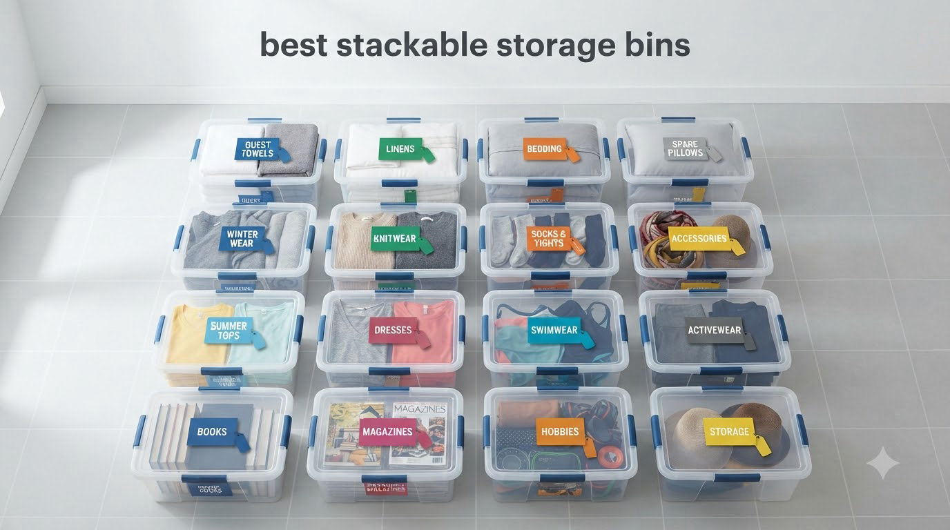 best stackable storage bins