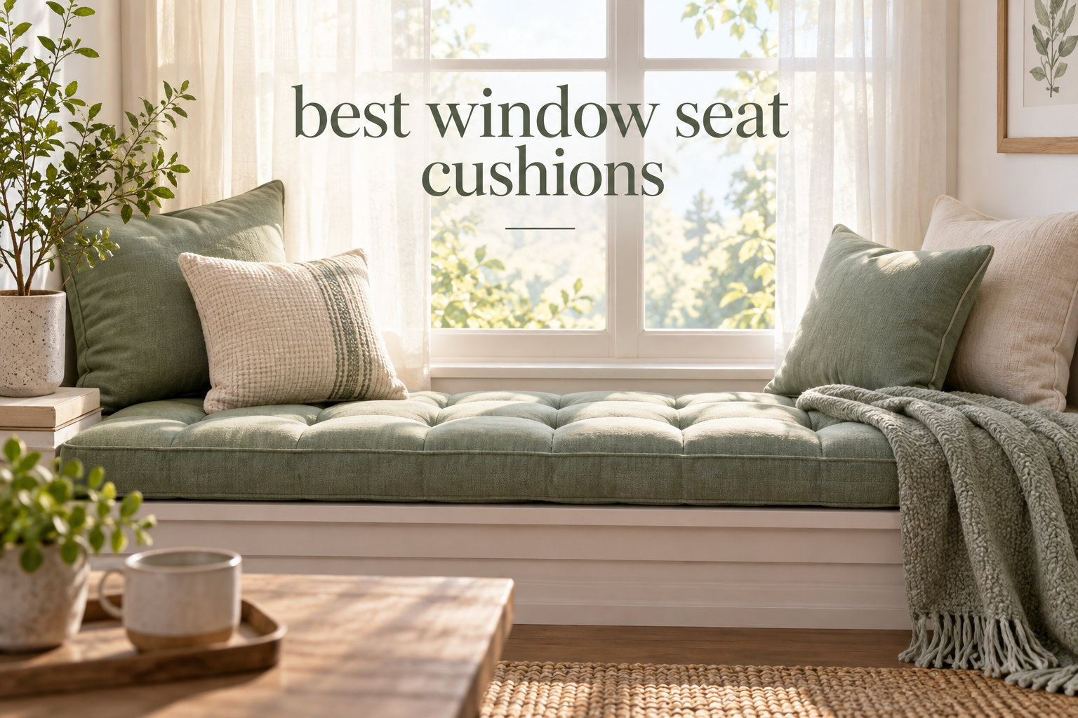 best window seat cushions