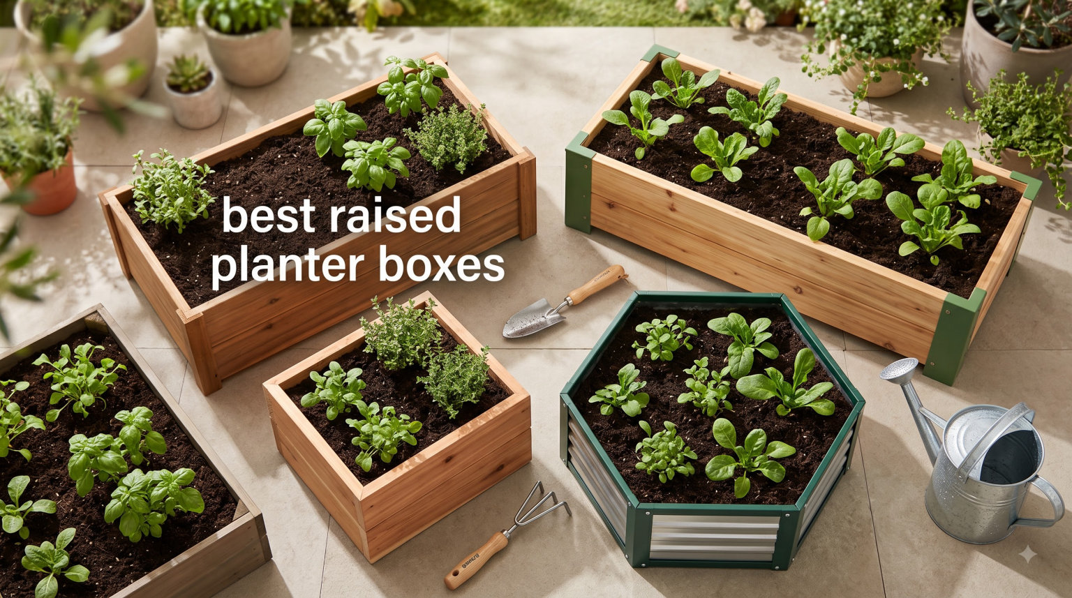 best raised planter boxes