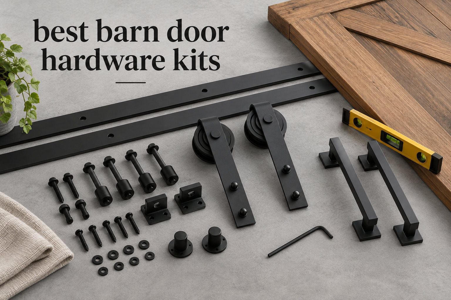 best barn door hardware kits