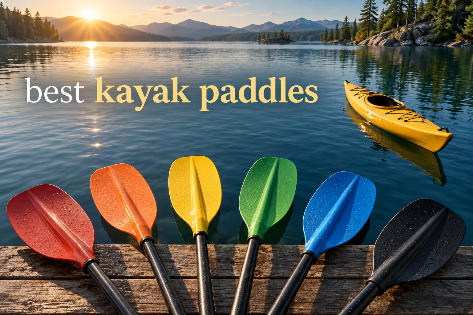 best kayak paddles