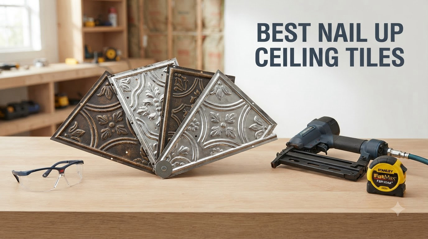 best nail up ceiling tiles