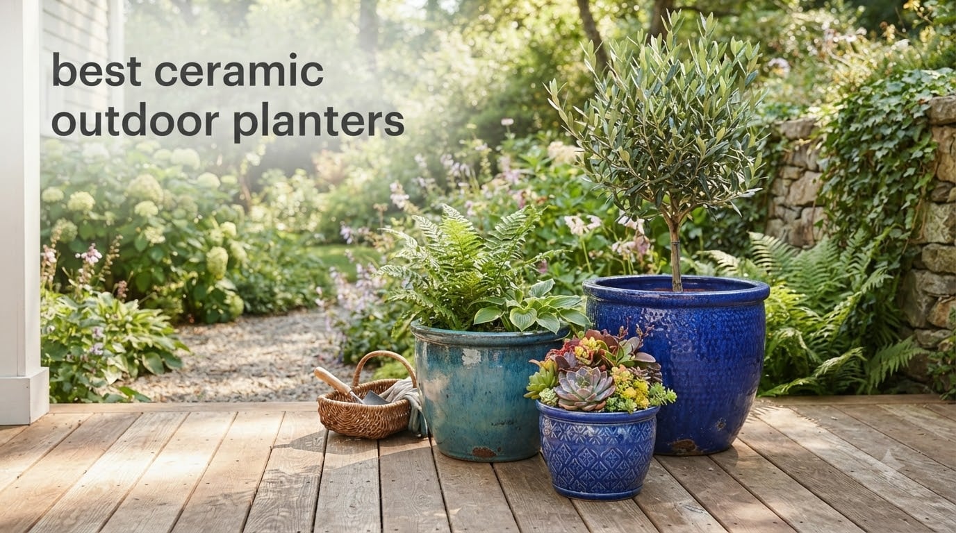 best ceramic outdoor planters