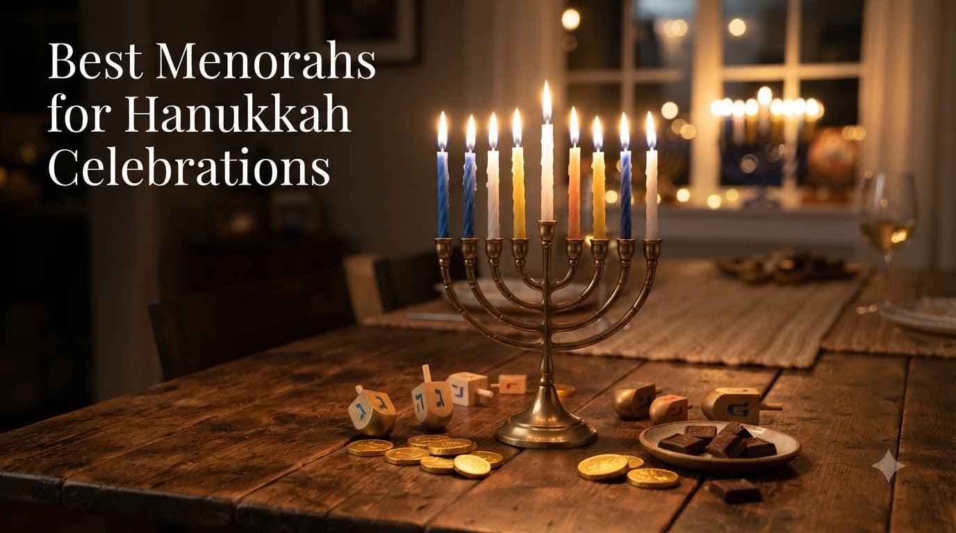 Best Menorahs for Hanukkah Celebrations