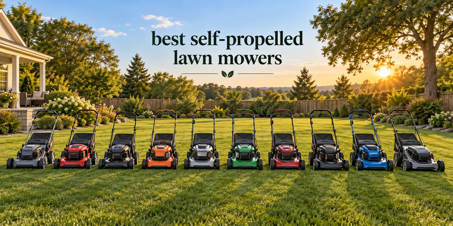 best self-propelled lawn mowers