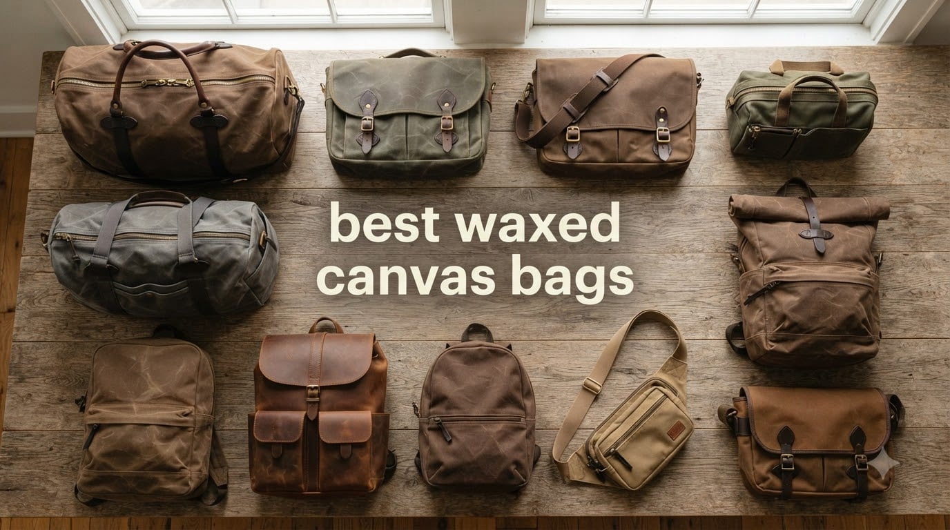 best waxed canvas bags